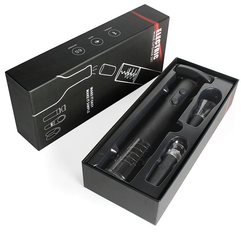 Non-rechargeable Electric Wine Opener Gift Set
