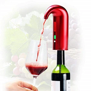 Red Electric Wine Aerator & Dispenser