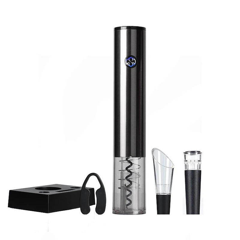 One-touch Electric Wine Opener Gift Set with Charging Base