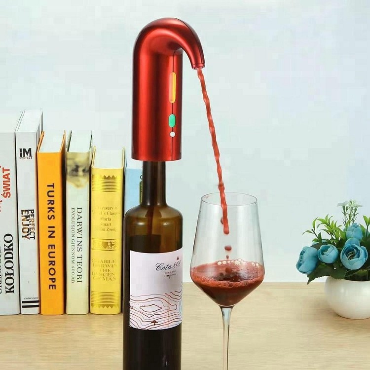 Electric wine aerator