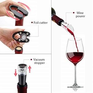 Rechargeable Electric Wine Opener Gift Set