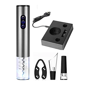 Electric Wine Opener Gift Set with Charging Base