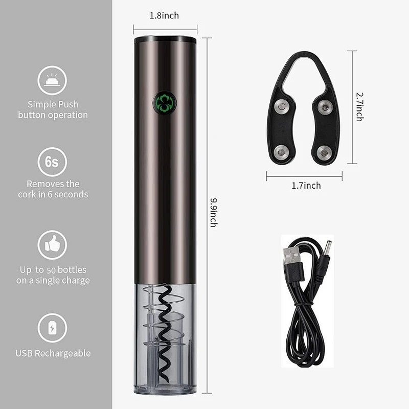 One-touch Rechargeable Electric Wine Opener