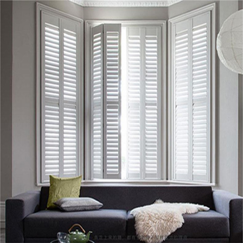 Hidden hinge shutters