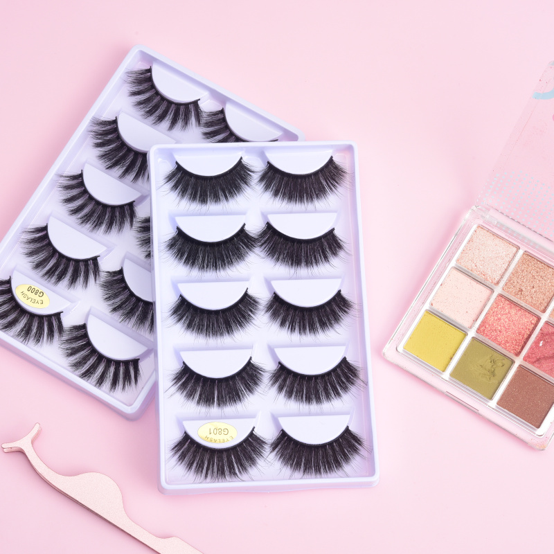 Custom Eyelash Packaging 3D Mink Lashes With Logo Wholesale Eyelash Extension