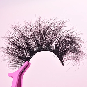 Factory Wholesale 3D Faux Mink Eyelash Custom Label Dramatic Fluffy Eyelashes Full Strip Cruelty Free Lashes With 7 pairs
