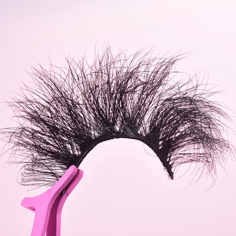 Factory Wholesale 3D Faux Mink Eyelash Custom Label Dramatic Fluffy Eyelashes Full Strip Cruelty Free Lashes With 7 pairs