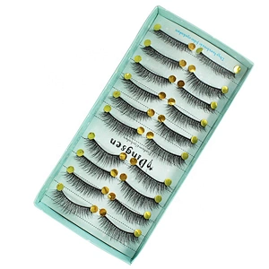 10 ensembles de cils doubles pestanas Naturales bouffées vison cils faux cils pour cils magnétique Beauty
