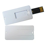 Event Freebies Chrome Plated Blanc Usb Portable Personalised Bank Card