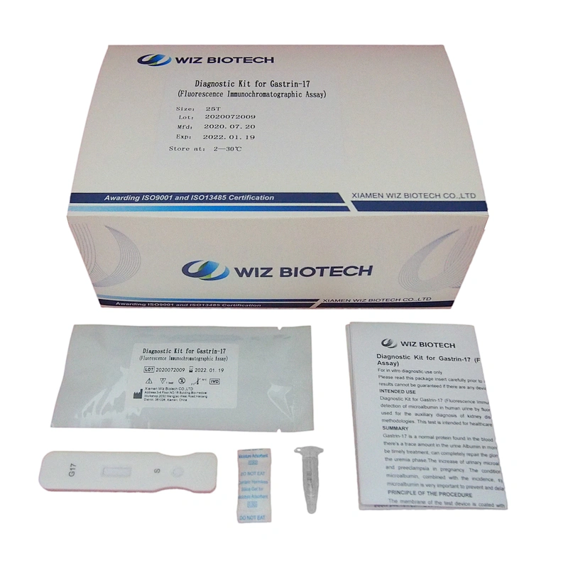 Diagnostic Kit for Gastrin-17 blood equipment one step home use rapid test kit