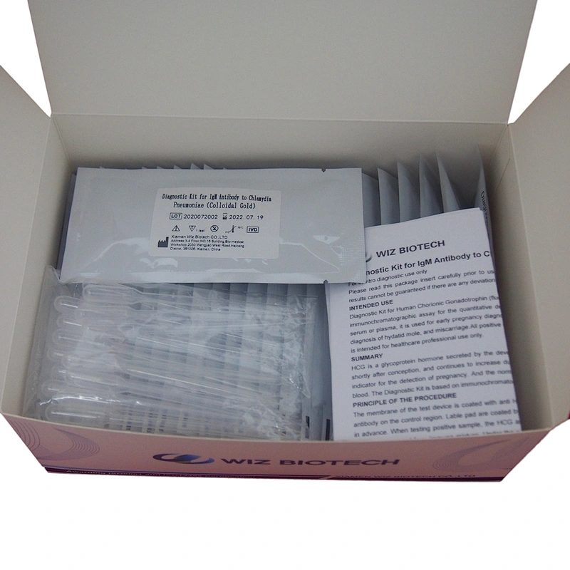 Chlamydia Pneumoniae Colloidal Gold Antibody IgM Reagent Rapid test kit
