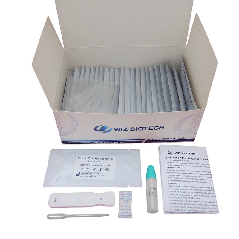 Diagnostic Kit LATEX for Rotavirus Group A and adenovirus IgG/IgM rapid test kit for home testing