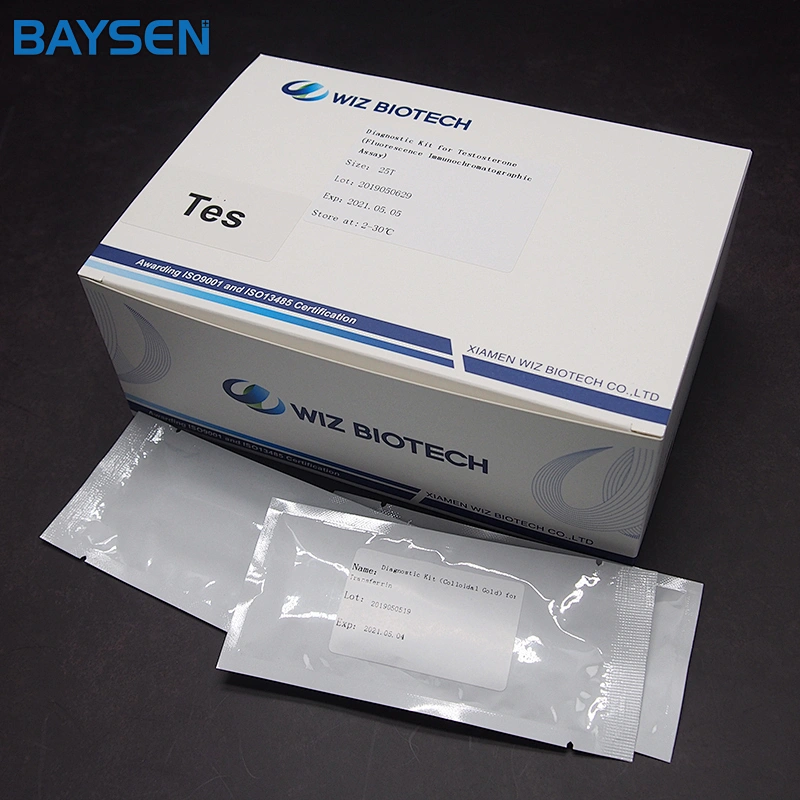 Testerone ELISA Test Kit One Step Rapid TES Test Cassettes