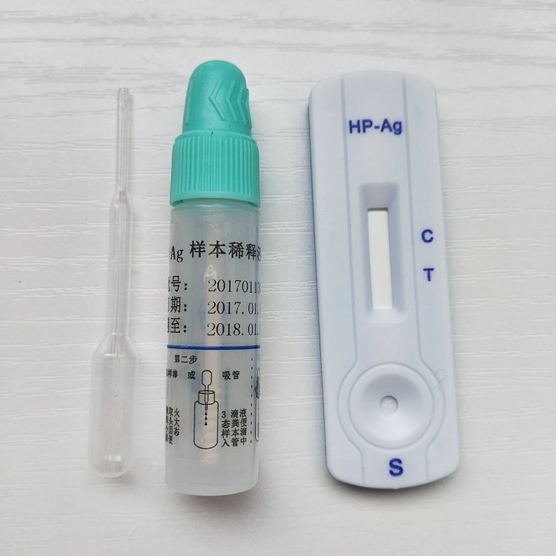 H Pylori Antibody Rapid Test Kit One Step H Pylori Breath Self Test Colloidal Gold