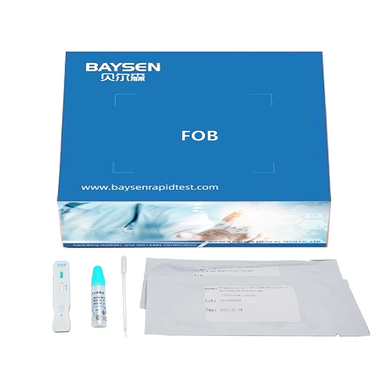 Medical Device Fecal Occult Blood FOB Diagnostic Human Rapid Test Kit
