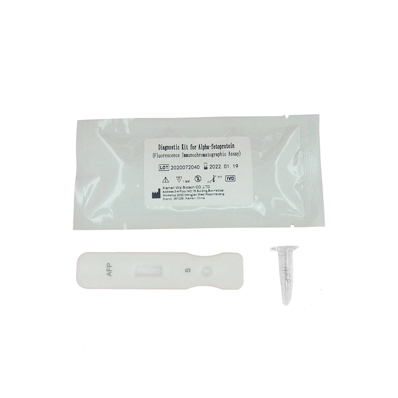 Diagnostic test Kit for Alpha-fetoprotein Fluorescence Immunochromatographic Assay with factory price and stable quality