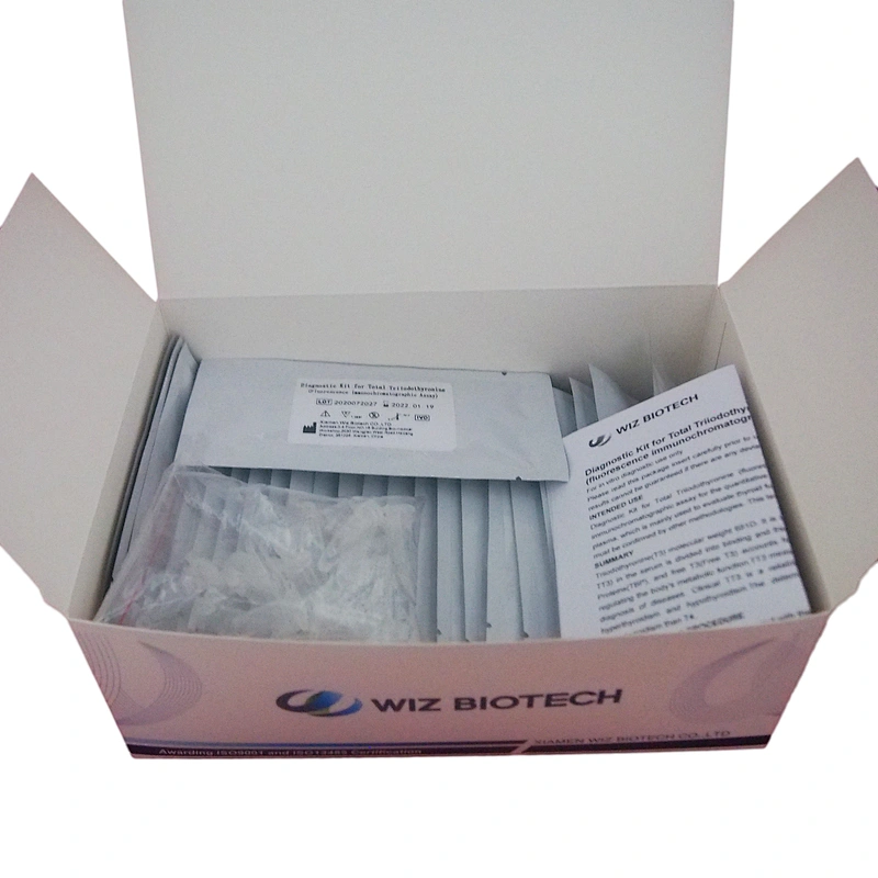 T3 Rapid Test Kit for Total Triiodothyronine fluorescence immunochromatographic assay