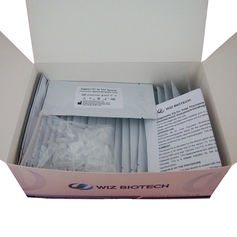 Total Thyroxine Test T4 Rapid Test Kits CE Approved