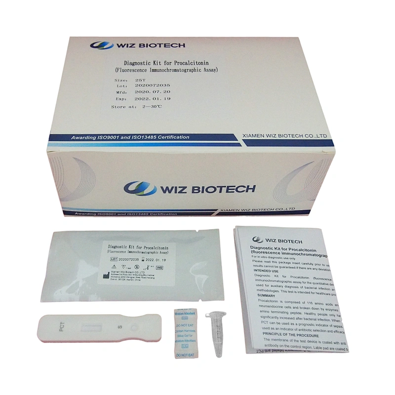 Procalcitonin PCT Diagnostic Kit Blood testing equipment Home used one step detection test kit
