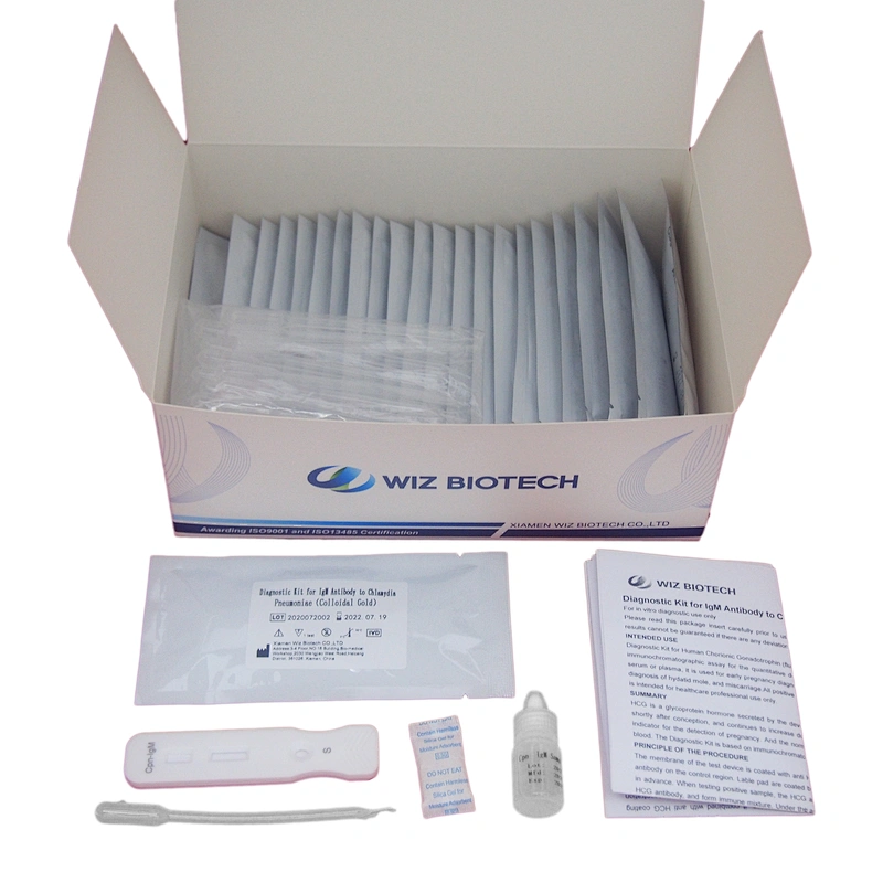 Chlamydia Pneumoniae Colloidal Gold Antibody IgM Reagent Rapid test kit ...