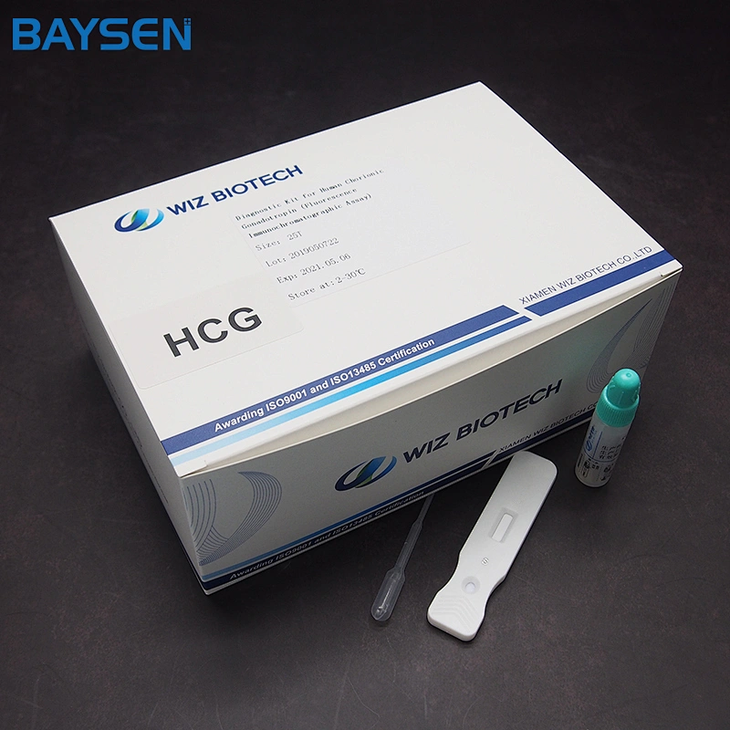 One Step HCG Pregnancy Test Kit Home Blood Rapid Test Cassette for Urine/Serum