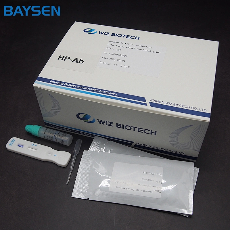Diagnostic Kit for Antibody to Helicobacter Pylori One Step Rapid Test Quantitive detection