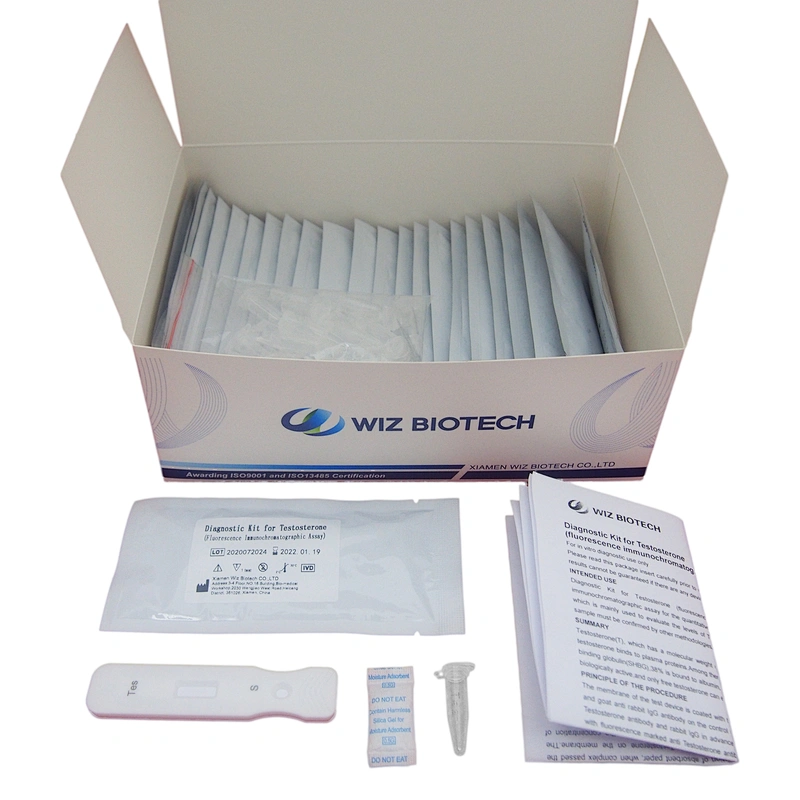Testerone ELISA Test Kit One Step Rapid TES Test Cassettes