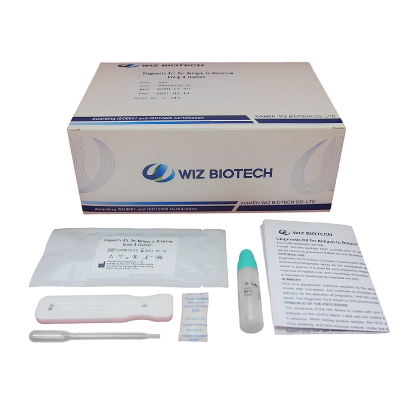 Diagnostic Kit LATEX for Rotavirus Group A and adenovirus IgG/IgM rapid test kit for home testing