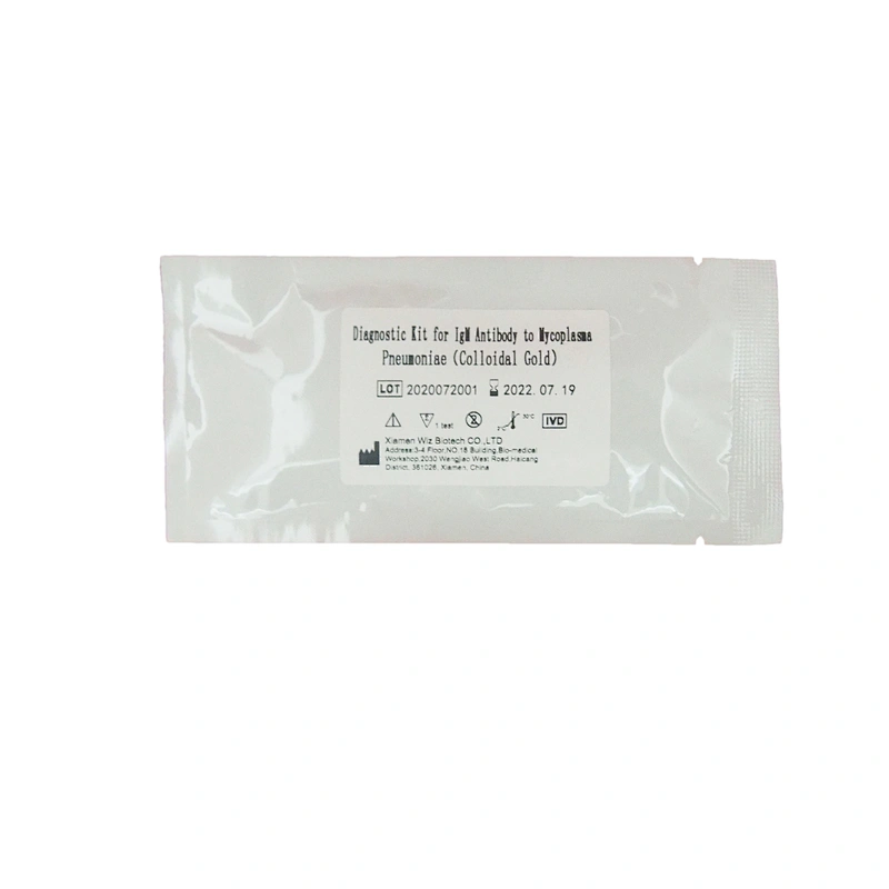Manufacturer Wholesale price Diagnostic Kit (Colloidal Gold) for  IGM Antibody to Mycoplasma Pneumoniae One Step Rapid Test