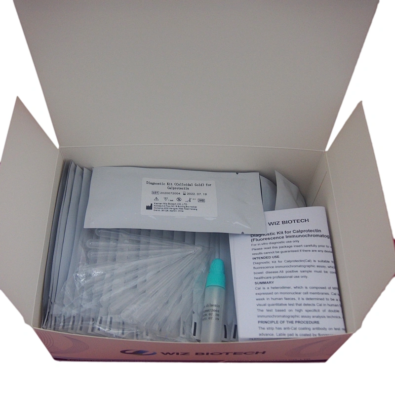 Competitive Cost Qualititive Calprotectin kit Colloidal Gold Made in China