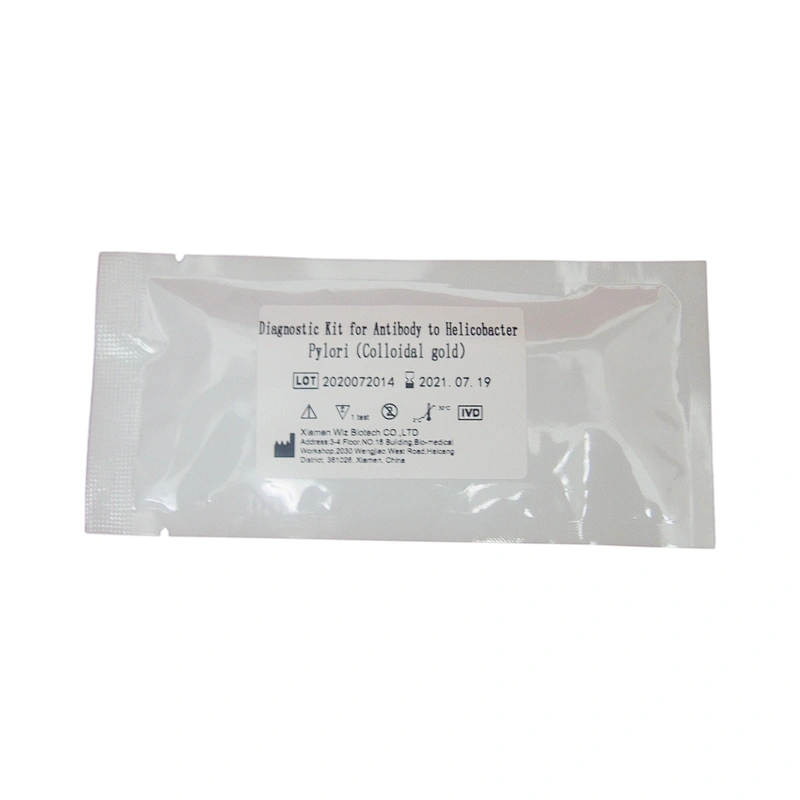 H Pylori Antibody Rapid Test Kit One Step H Pylori Breath Self Test Colloidal Gold