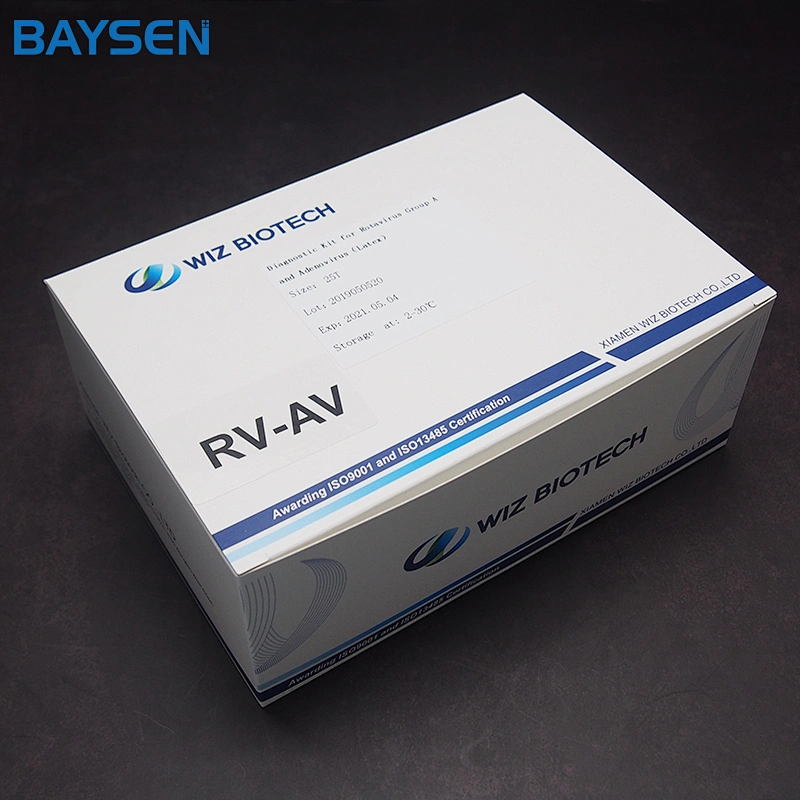 Diagnostic Kit Rotavirus Group A and Adenovirus Latex Rapid Test Kit for Home Usage
