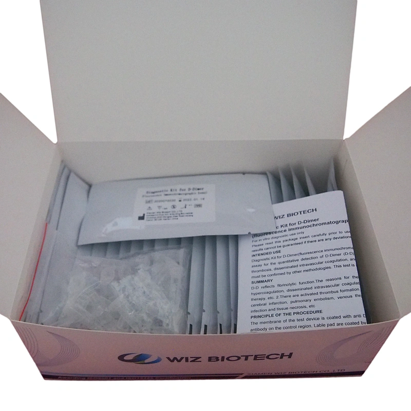 D-Dimer Rapid Test Kit Medical Diagnostic Test Cassette Ce Certificate