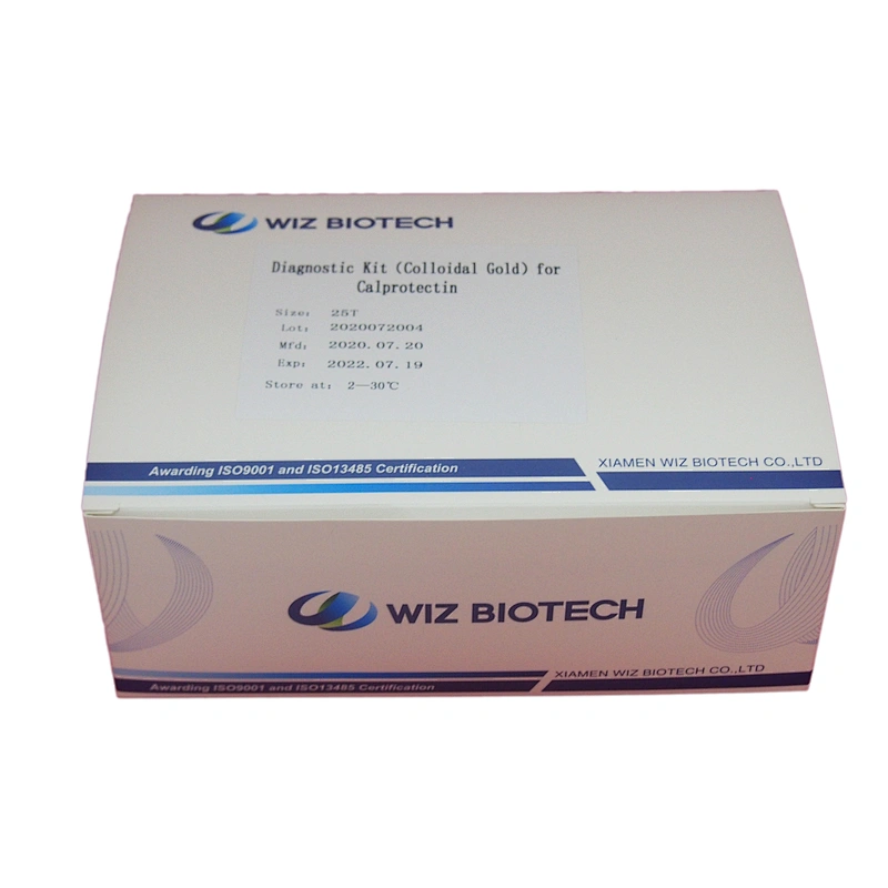 Competitive Cost Qualititive Calprotectin kit Colloidal Gold Made in China