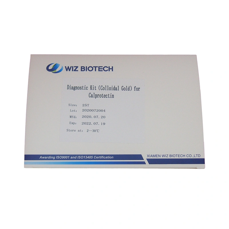 Competitive Cost Qualititive Calprotectin kit Colloidal Gold Made in China
