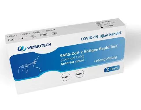 Covid-19 antigen rapid test kit nasal swab home self testing