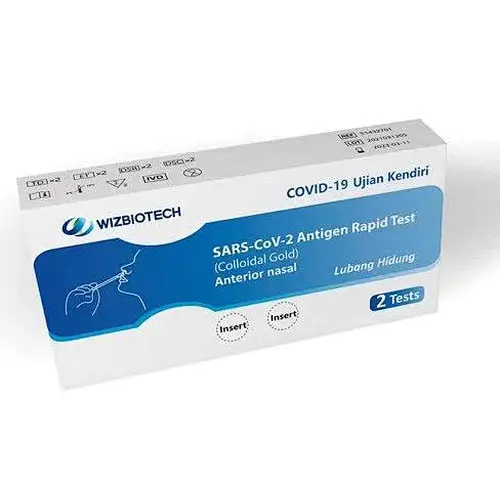 Covid-19 antigen rapid test kit nasal swab home self testing