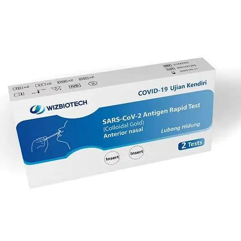 Covid-19 antigen rapid test kit nasal swab home self testing