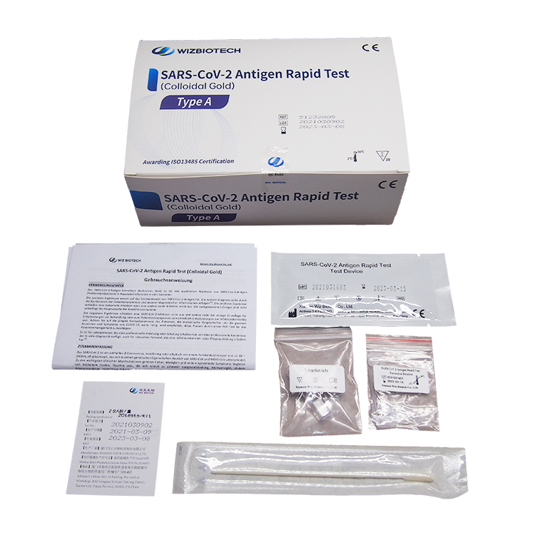 Covid-19 antigen rapid test kit nasal swab