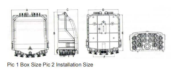 ftth fiber optic termination box