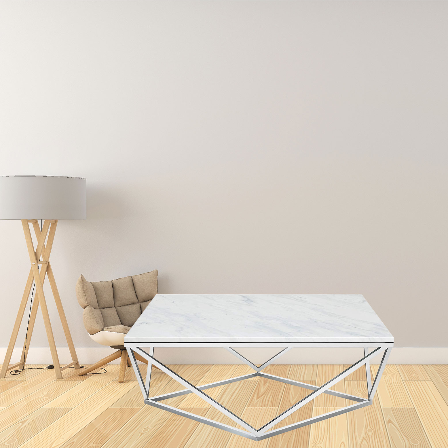 White marble top coffee table  furniture