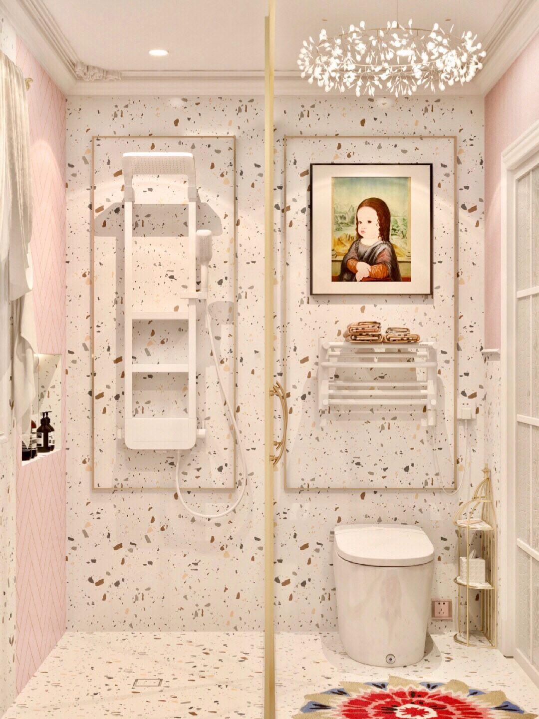 Idéias de banheiro de inspiração francesa - Banho Tona, image size:1080x1440