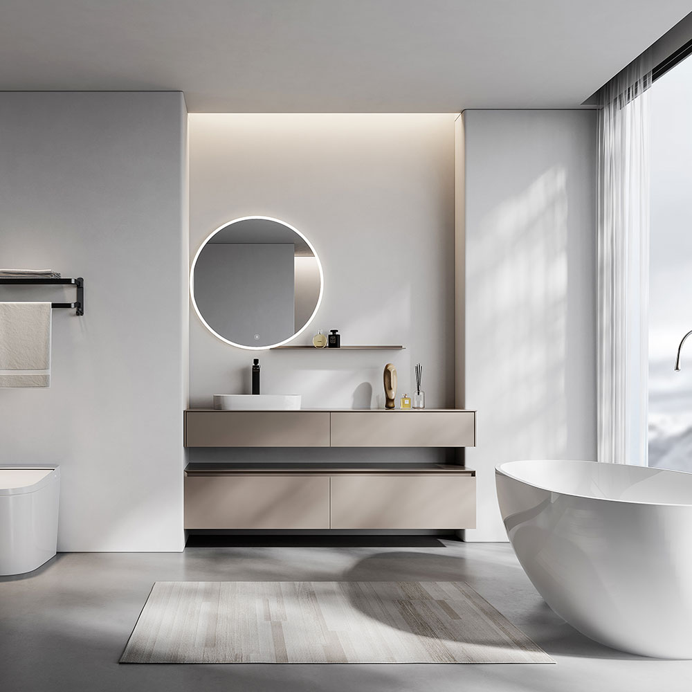 Minimalist bathroom vanity discount