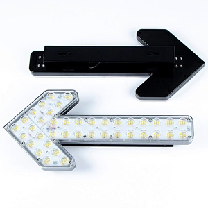 100Watts amber led  road safety arrow warning light bar indicator light for Spinker steering Garbage construction trucks