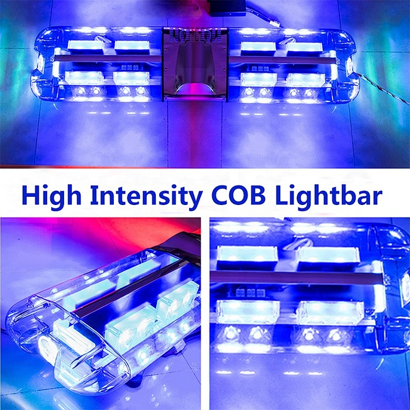 Police emergency signal lights ambulance blue led flashing lightbar with Horn siren