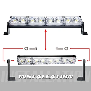 Factory wholesale 40W 80W 160W 240W 3200W Emergency light bar for truck off-road vehicles