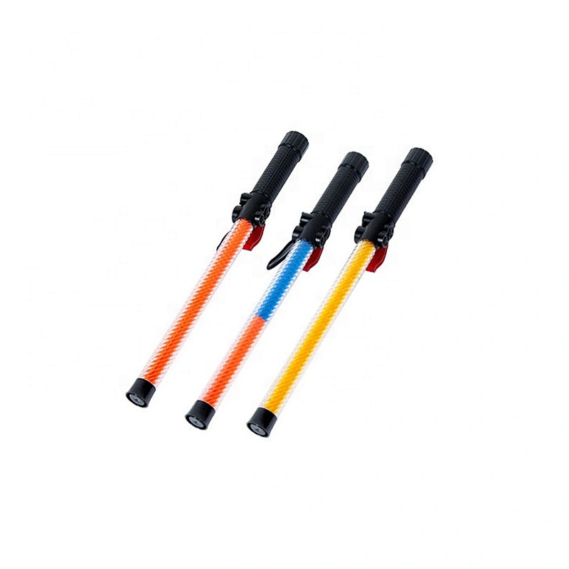 LED Traffic Safety Baton Light  with two flashing modes and whistle function