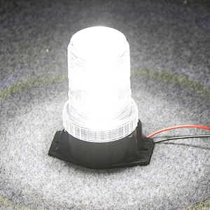 DC10-100V 18watts white strobe emergency flashing beacon lights on truck vehicles