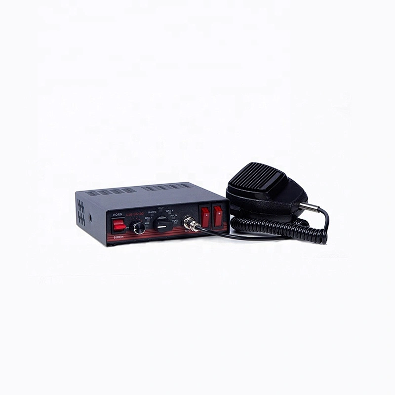 Blue Rotating LED Ambulance Flashing Lights Bar and Siren