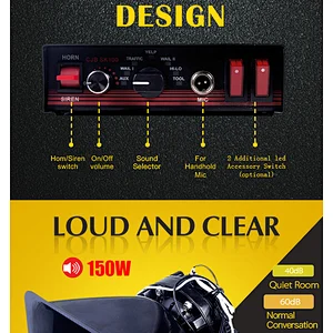 Horn Kit 12v 8 Tones Horns Car Speaker Box Universal Sets Packing Performance Black Color Design